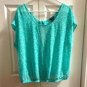 Chiffon top with back detail